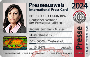  Internationaler Presseausweis