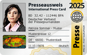  Internationaler Presseausweis