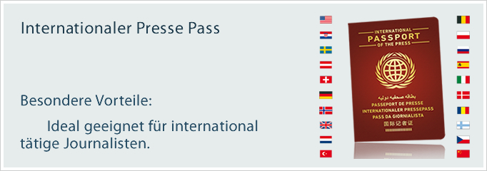Internationaler Presse Pass